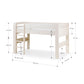 Pluto 90cm Single White Convertible Low to Midsleeper Bed
