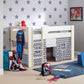 Pluto 90cm Single White Convertible Low to Midsleeper Bed