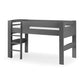 Pluto 90cm Single Anthracite Black Convertible Low to Midsleeper Bed