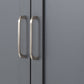 Portland 2 Door Wardrobe - Grey/Oak Effect