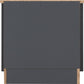 Portland 2 Drawer Bedside - Grey/Oak Effect