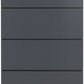 Portland 3 Door Wardrobe - Grey/Oak Effect