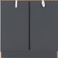 Portland 3 Drawer Chest - Grey/Oak Effect