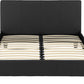 Prado 4'6" Bed - BLACK PU