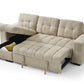 Palermo Universal Corner Sofabed Beige