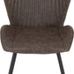 Quebec Chair (Box of 4) - Brown Faux Leather