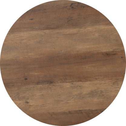 Quebec Round Coffee Table Set - MEDIUM OAK EFFECT