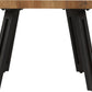 Quebec Wave Edge Coffee Table - MEDIUM OAK EFFECT