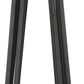 Quebec Wave Edge Console Table - Medium Oak Effect/Black