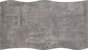 Quebec Wave Edge Dining Table - CONCRETE EFFECT