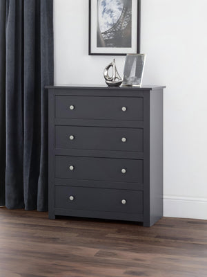 Radley 4 Drawer Chest - Anthracite