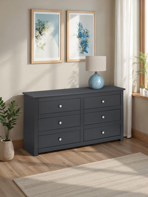 Radley 6 Drawer Chest - Anthracite