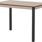 Radley Dining Set - Black/Oak Effect/Oat Fabric