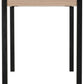 Radley Dining Set - Black/Oak Effect/Oat Fabric