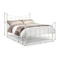 Rebecca 135cm Double White Metal Bed
