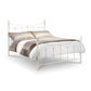 Rebecca 90cm Single White Metal Bed