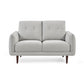 Remy 3 Seater Light Grey Fabric Sofa