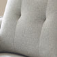 Remy 3 Seater Light Grey Fabric Sofa