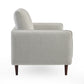 Remy 2 Seater Light Grey Fabric Sofa