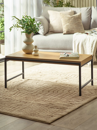 Reuben Reversible Tray Coffee Table - Oak Effect