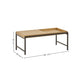 Reuben Reversible Tray Coffee Table - Oak Effect
