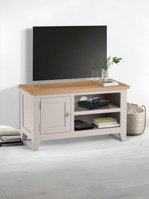 Richmond Tv Unit - Elephant Grey/Pale Oak