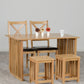 Richmond Stool (Box of 2) - Oak Varnish