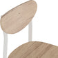 Riley Small Dining Set - White/Light Oak Effect Veneer