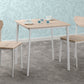 Riley Small Dining Set - White/Light Oak Effect Veneer