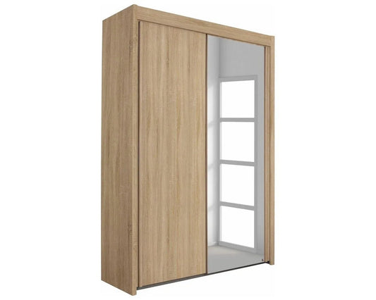 Rauch Imperial Range - 2 Door 1 Mirror Sliding Wardrobe 151 cm