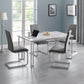 Set Of 2 Roma Cantilever Dining Chairs Slate Grey