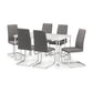 Set Of 2 Roma Cantilever Dining Chairs Slate Grey