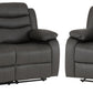 Roma 3+2 Recliner Suite - GREY PU