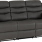 Roma 3+2 Recliner Suite - GREY PU