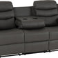 Roma 3+2 Recliner Suite - Grey Faux Leather
