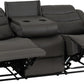 Roma 3+2 Recliner Suite - GREY PU