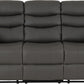 Roma 3+2 Recliner Suite - Grey Faux Leather