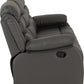 Roma 3+2 Recliner Suite - GREY PU