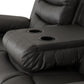 Roma 3+2 Recliner Suite - Grey Faux Leather