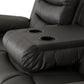 Roma 3+2 Recliner Suite - GREY PU