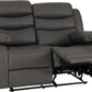 Roma 3+2 Recliner Suite - Grey Faux Leather