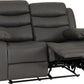 Roma 3+2 Recliner Suite - GREY PU