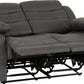 Roma 3+2 Recliner Suite - Grey Faux Leather