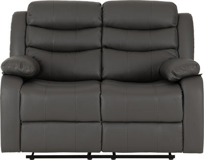 Roma 3+2 Recliner Suite - GREY PU