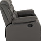 Roma 3+2 Recliner Suite - Grey Faux Leather