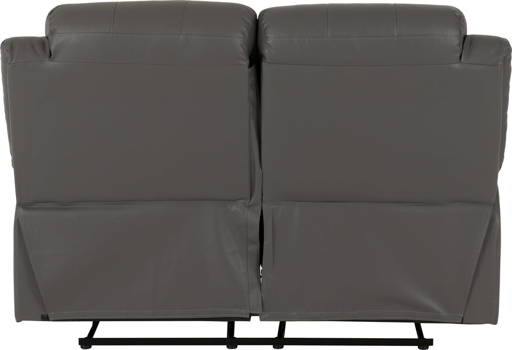 Roma 3+2 Recliner Suite - Grey Faux Leather