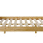 Ronan 4'6" Bed - WAXED PINE