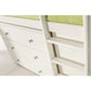 Roxy 90cm Single White Midsleeper Cabin Bed with Desk
