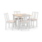 Rufford 2-Tone Dining Table Ivory/Natural