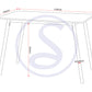 Riley Large Dining Set - Black/Light Oak Effect Veneer